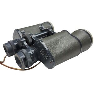 Vintage L M Dickson 7 x 50 Binoculars Ultra Light Magnesium Body W/ Leather Case